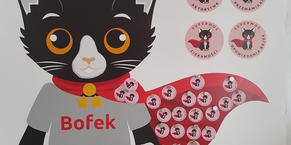 plakat z Kotkiem Bofkiem.